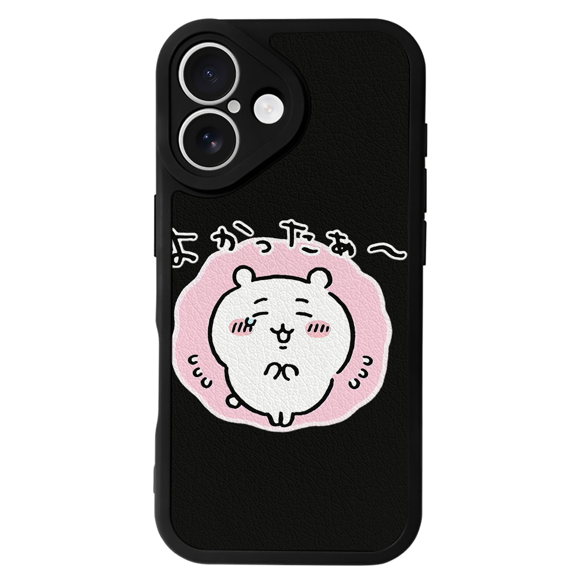 （画像用） ちいかわ ちいかわ Chii-kawa chiikawa 【iPhone 16シリーズ対応】シリコンスマホケース（レザー調） 材質：シリコン